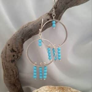 Turquoise circles