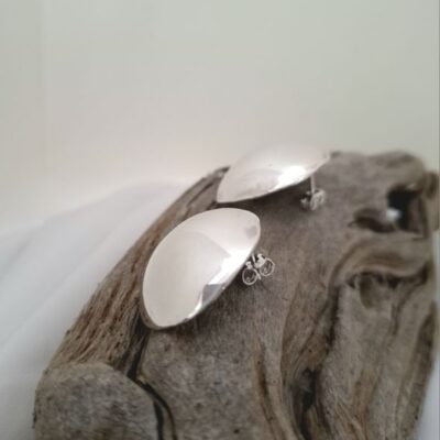 Round mirrors-χειροποίητα σκουλαρίκια καθρεύτες