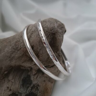 Solid silver cuffs- χειροποίητα ασημένια βραχιόλια