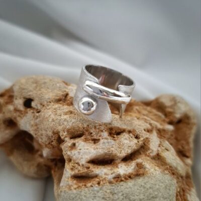 Keera-Handcrafted silver ring