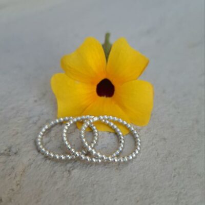 Clouds silver rings.- χειροποίητες ασημένιες βέρες